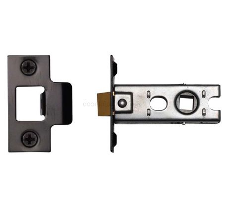 York Tubular Mortice Latch Black Enamel