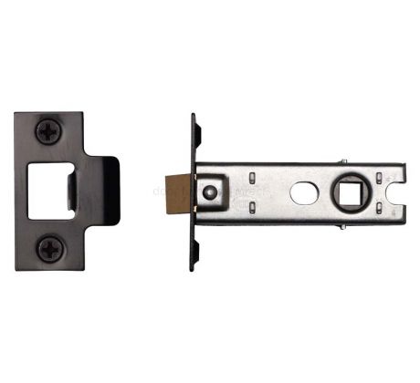 York Tubular Mortice Latch Black Enamel