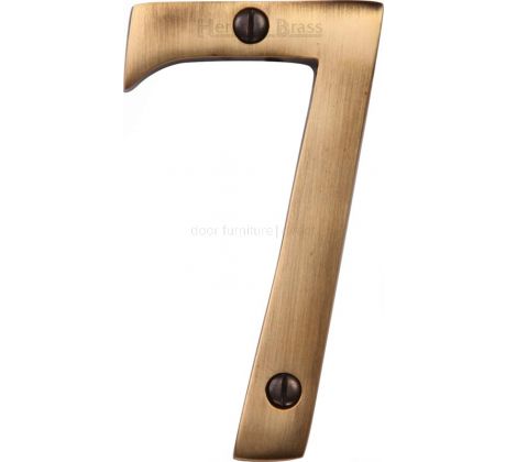 Heritage C1560 Antique Brass 3in (76mm) Numerals 0-9