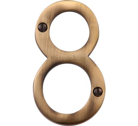 Heritage C1560 Antique Brass 3in (76mm) Numerals 0-9