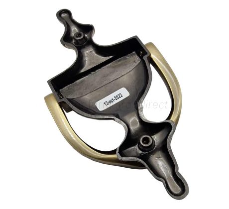 Heritage RR912 Antique Brass Reeded Urn Knocker 195mm