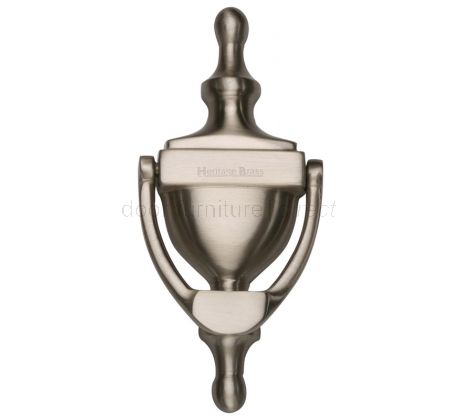Heritage Satin Nickel Victorian Urn Knocker