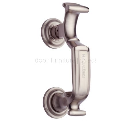 Heritage Satin Nickel Doctor Knocker 192mm
