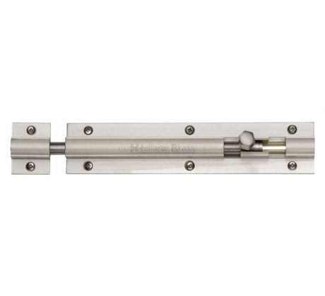 Satin Nickel Door Bolt 6x1.1/4in