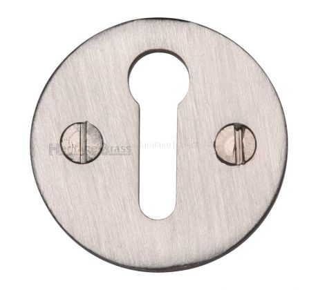 Satin Nickel Key Escutcheon 32mm
