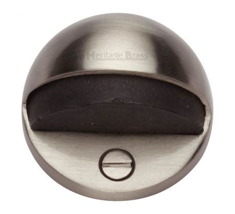 Satin Nickel Hooded Door Stop 47mm