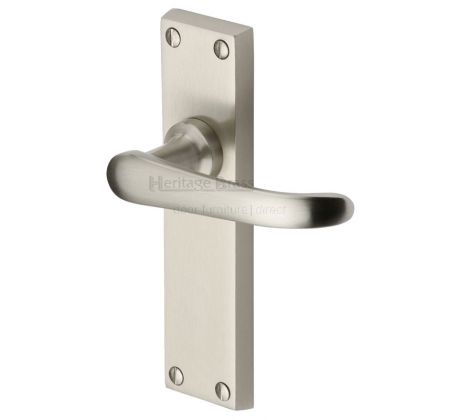 Heritage V713 Satin Nickel Windsor Latch Door Handles