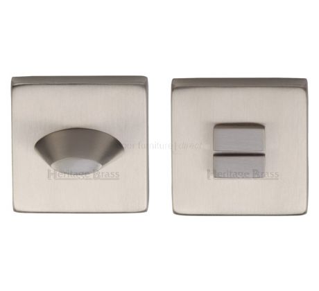 Heritage SQ4043 Satin Nickel Square Turn and Release 54mm
