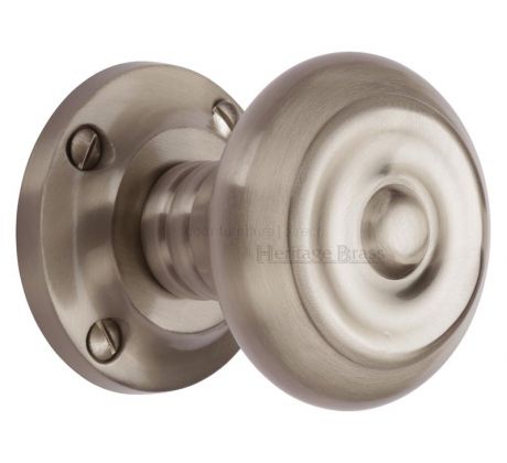 Heritage V872 Satin Nickel Aylesbury Door Knobs