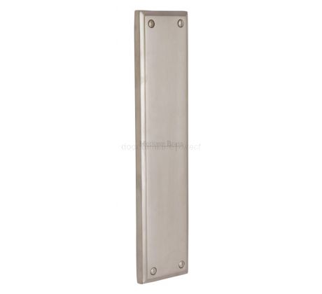 Heritage V743 Satin Nickel Heavy Door Push Plate 282x63mm