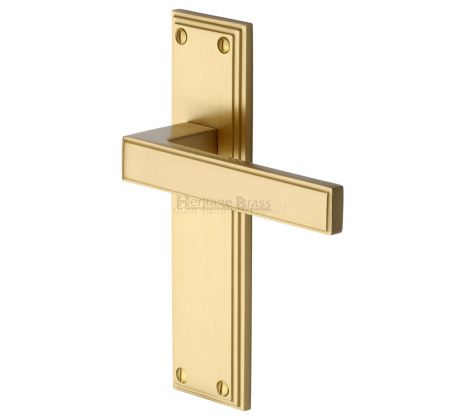 Heritage ATL5710 Satin Brass Atlantis Latch Door Handles