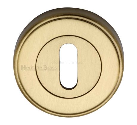 Heritage ERD7000 Satin Brass Key Escutcheon 53mm
