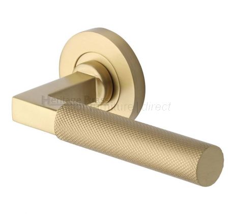 Heritage RS2260-SB Satin Brass Signac Door Handles