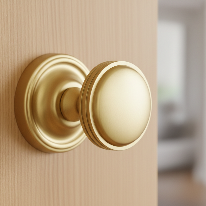 Heritage WHI6429 Satin Brass Whitehall Mortice Knobs 63mm