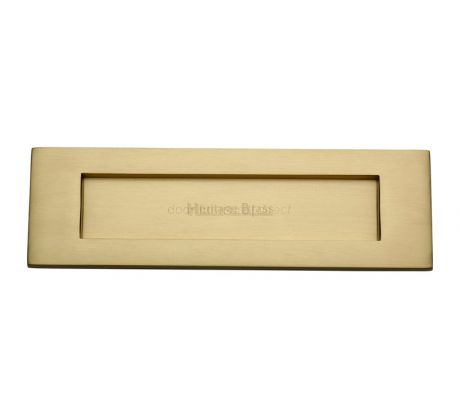 Heritage V850 Satin Brass Letter Plate 254x102mm (10x4in)