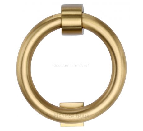 Heritage K1270 Satin Brass Ring Door Knocker 107mm