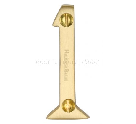 Heritage C1567 Satin Brass 51mm (2in) Door Numbers 0-9