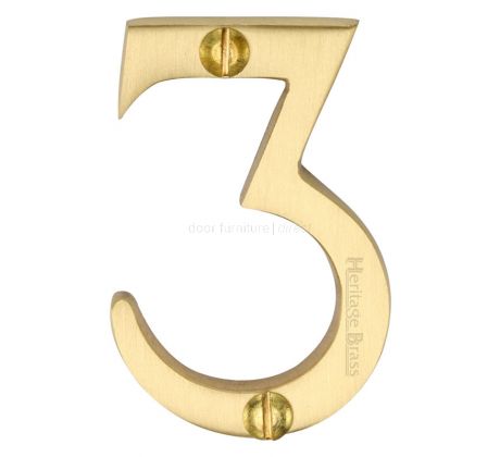 Heritage C1567 Satin Brass 51mm (2in) Door Numbers 0-9