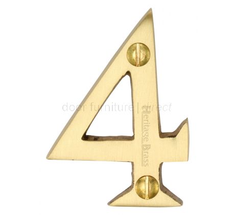 Heritage C1567 Satin Brass 51mm (2in) Door Numbers 0-9