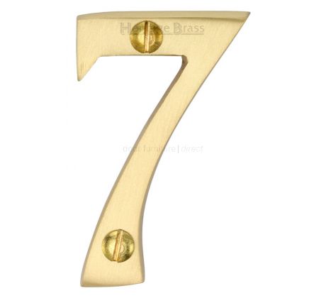 Heritage C1567 Satin Brass 51mm (2in) Door Numbers 0-9