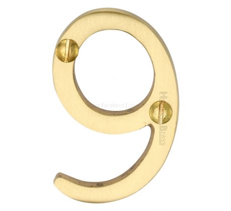 Heritage C1567 Satin Brass 51mm (2in) Door Numbers 0-9
