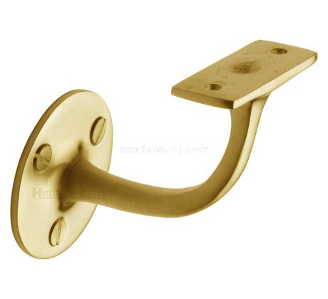 Heritage V1030 Satin Brass Handrail Bracket 2.5in