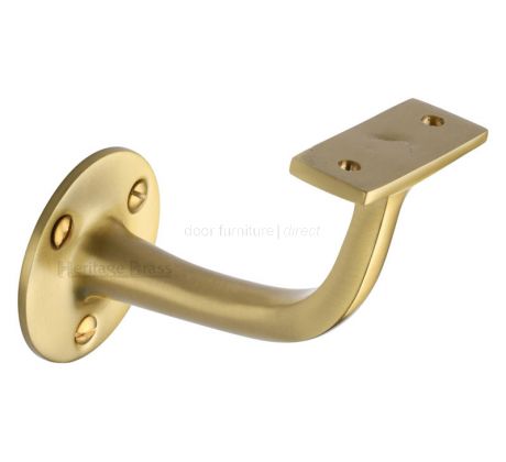 Heritage V1030 Satin Brass Handrail Bracket 3in