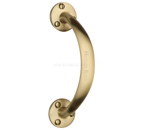 Heritage V1140 Satin Brass Bow Pull Handle 152mm