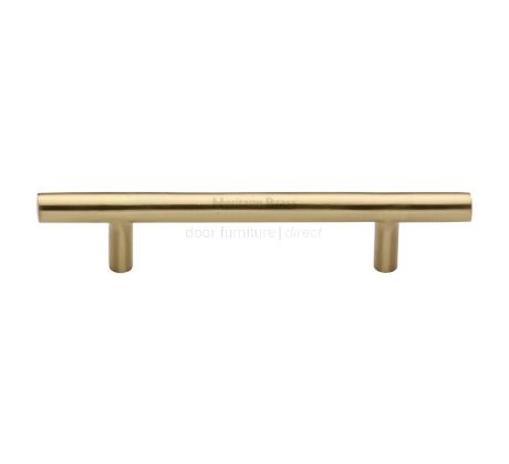 Heritage C0361 Satin Brass T-Bar Cabinet Handle 101mm