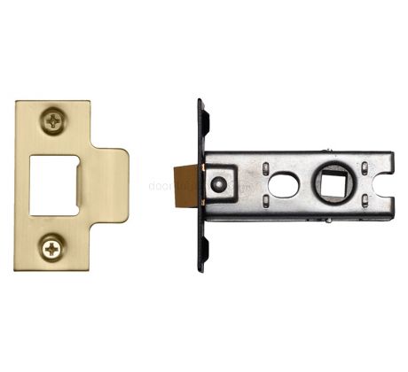 York Tubular Mortice Latch 2.5in Satin Brass