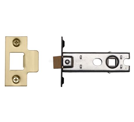 York Tubular Mortice Latch 3in Satin Brass