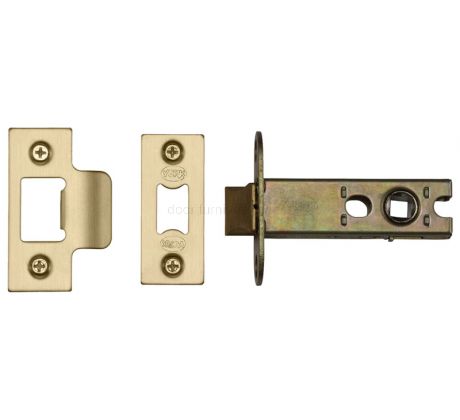 York Satin Brass Heavy Duty Tubular Latch 3in