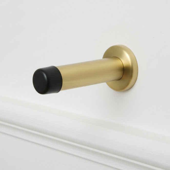 Heritage V1192 Satin Brass Projection Door Stop 76mm