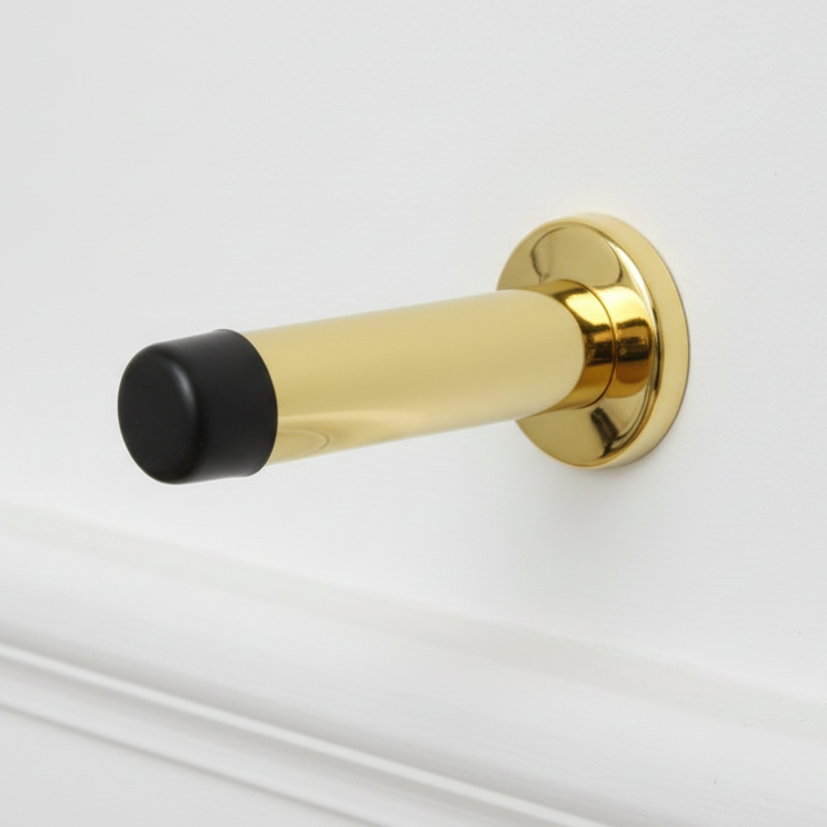 Heritage V1192 Polished Brass Projection Door Stop 64mm