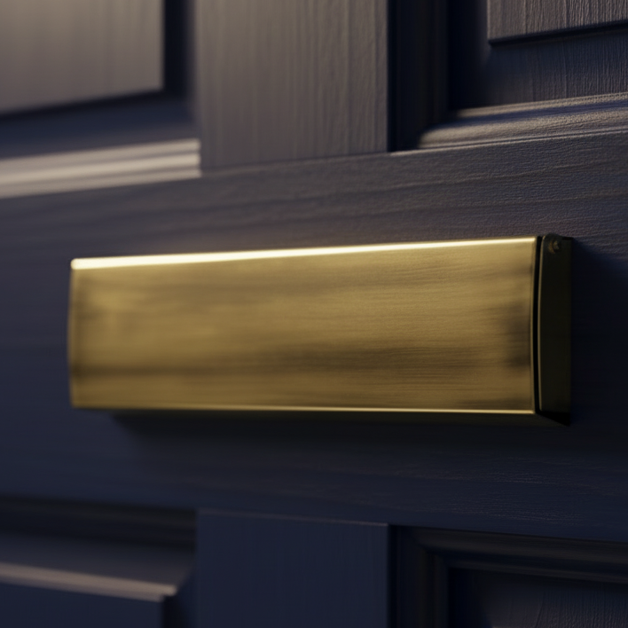 Heritage V860 Antique Brass Interior Flap 280mm