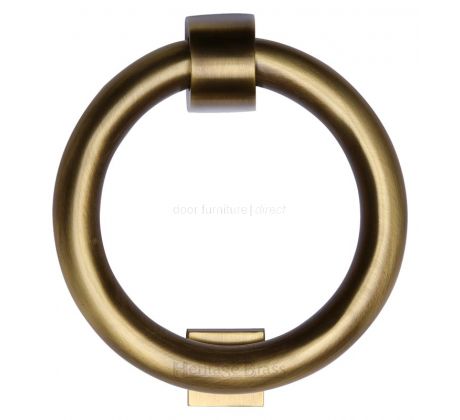 Heritage K1270 Antique Brass Ring Door Knocker 107mm