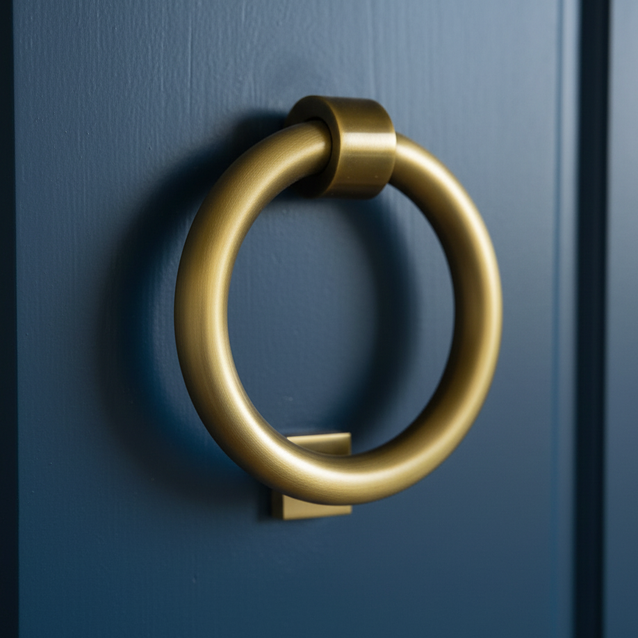 Heritage K1270 Antique Brass Ring Door Knocker 107mm