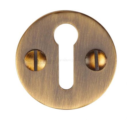 Heritage V1010 Antique Brass Circular Escutcheon 32mm
