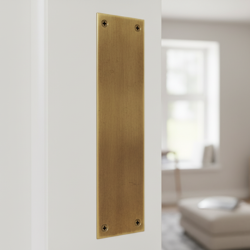 Heritage V740 Antique Brass Finger Plate 305x76mm