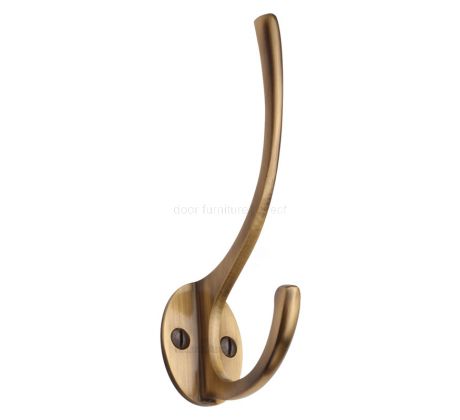 Heritage V1050 Antique Brass Hat & Coat Hook 130mm