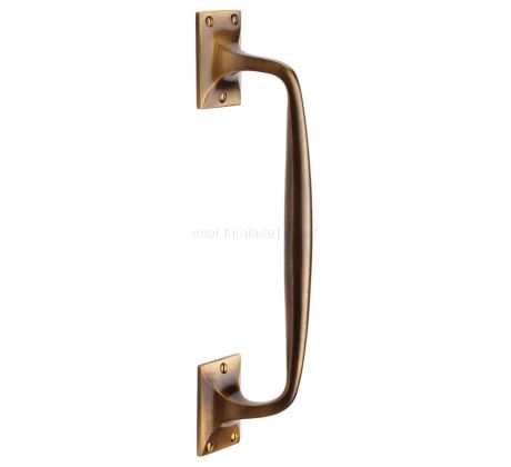 Heritage V1150 Antique Brass Cranked Pull Handle 310mm