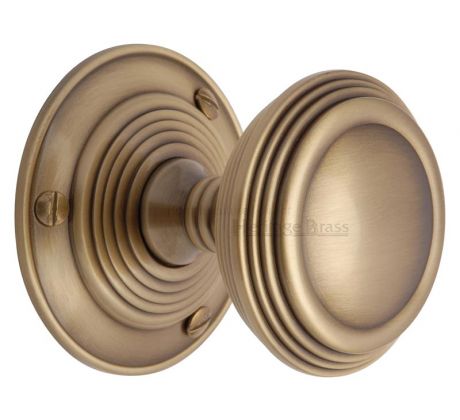 Heritage GOO986 Antique Brass Goodrich Mortice Knobs 62mm