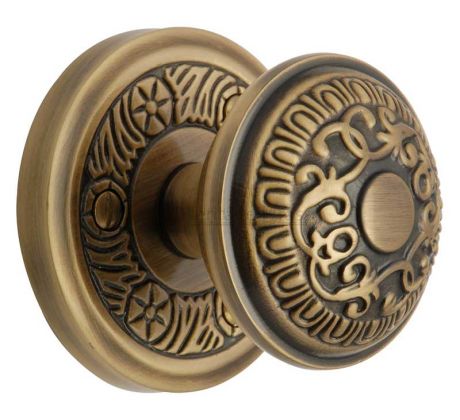 Heritage AYD1324 Antique Brass Aydon Mortice Knobs 57mm