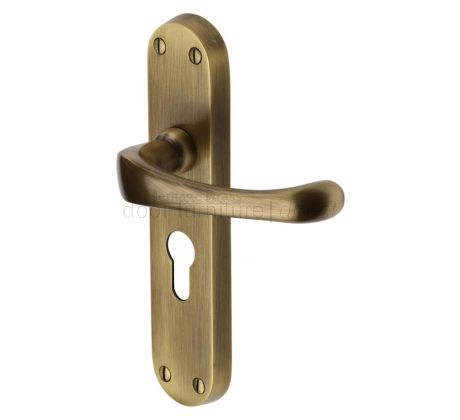 Heritage V6066.48 Antique Brass Gloucester Euro Handles