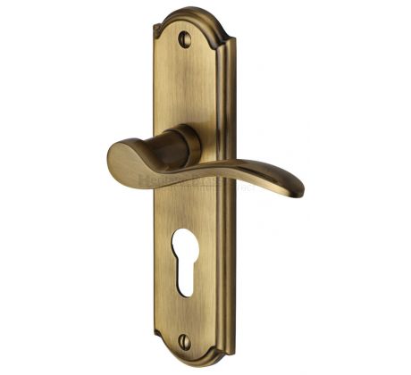 Heritage HOW1348 Antique Brass Howard Euro Handles