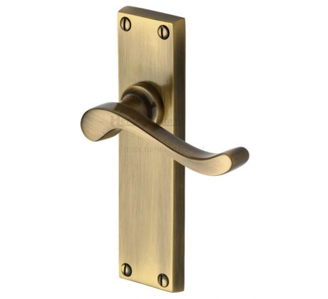 Heritage V803 Antique Brass Bedford Latch Handles