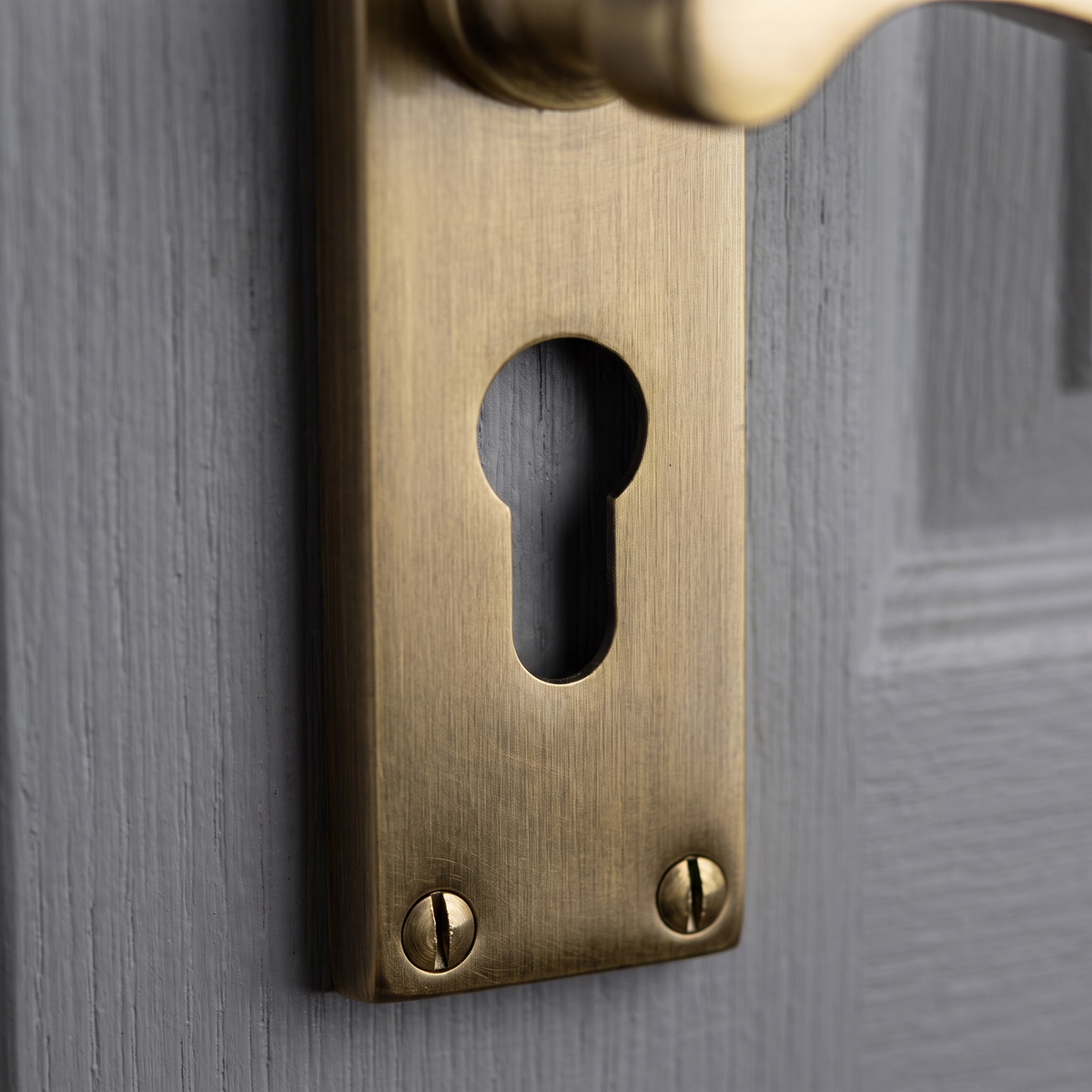 Heritage V807 Antique Brass Bedford Euro Handles