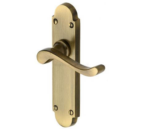 Heritage S610 Antique Brass Savoy Latch Door Handles