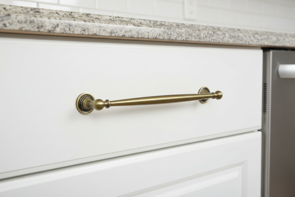 Heritage C2533 Antique Brass Colonial Cabinet Pull Handle