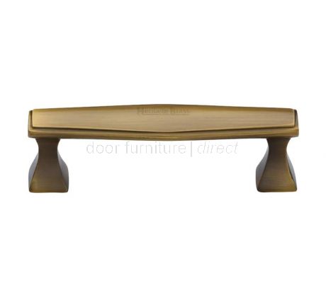 Heritage C0334 Antique Brass Art Deco Cabinet Handle